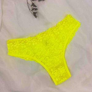 Calcinha Gi Neon Amarelo