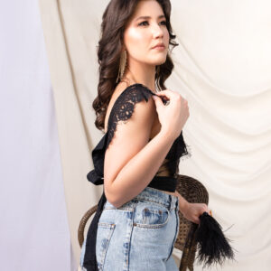 Blusa Chantilly Preto